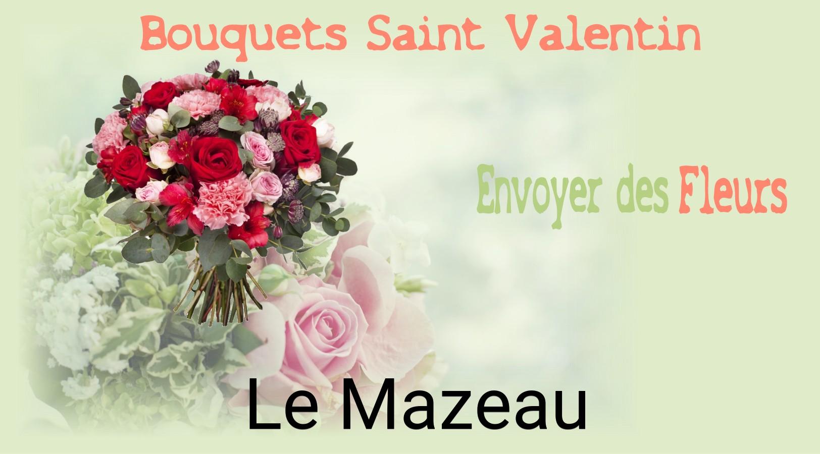 Roses de Saint-Valentin livrées à Le Mazeau